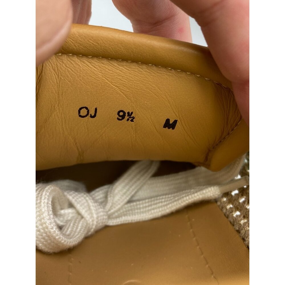 Ferragamo Macramé Women's Sneaker US 9.5 Camel Low Top Lace Up Athletic Shoes - Picture 8 of 11
